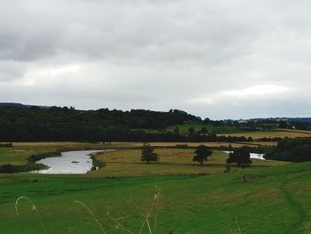 Scenic view of landscape against sky