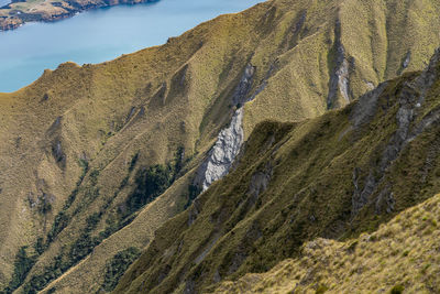 Scenic view of land against sky