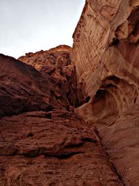 View of rock formations