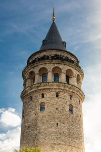 Galata tower from ancient times in istanbul