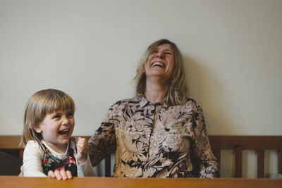 Grandmother with granddaughter