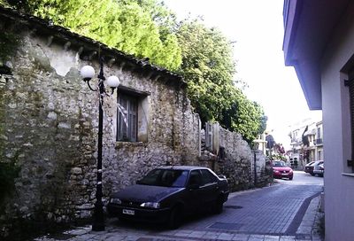 View of city street