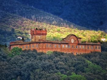 View of building on mountain