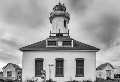Low angle view of building against sky