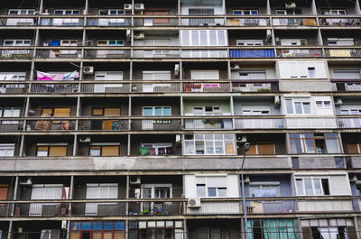 Full frame shot of residential building