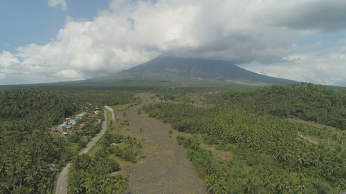 Scenic view of landscape against sky