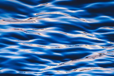 Full frame shot of rippled water