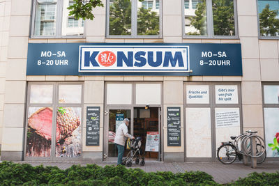 Graffiti on wall in city