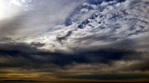 Scenic view of dramatic sky