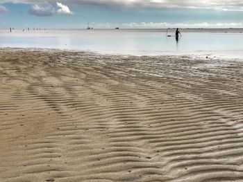 Scenic view of beach