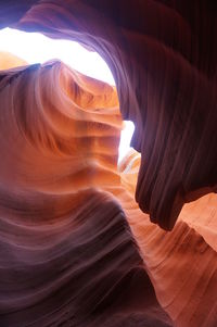 Rock formations in canyon