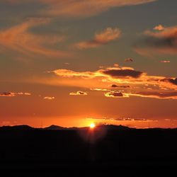 Scenic view of sky during sunset