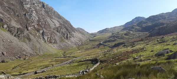 Mountain scene north wales