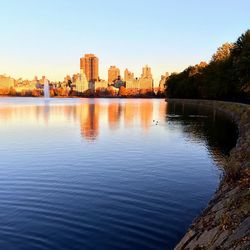 River with buildings in background