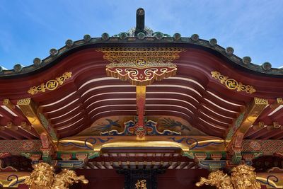 Low angle view of building against sky