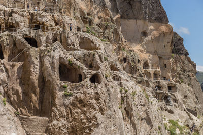 Low angle view of old ruins