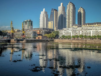 River with buildings in background