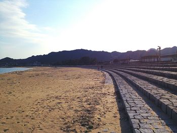 View of road along landscape