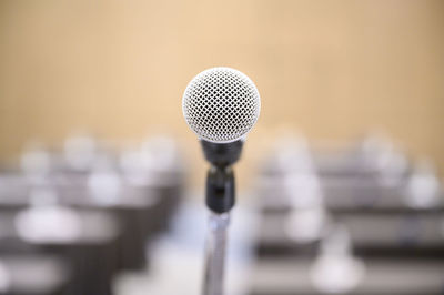 Close-up of lighting equipment