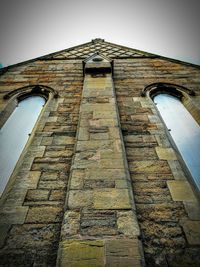 Low angle view of built structure against sky