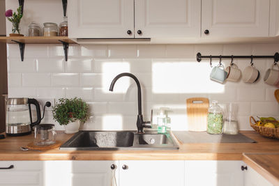 Interior of kitchen at home