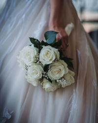 Close-up of rose bouquet