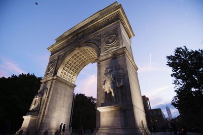 Low angle view of a monument