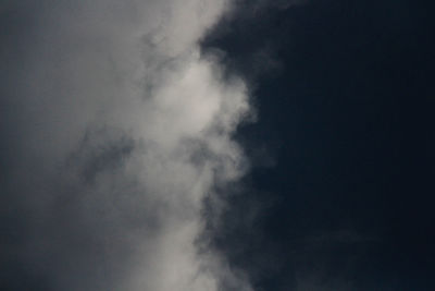 Low angle view of storm clouds in sky