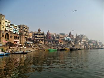 View of buildings at waterfront