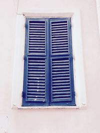 Closed window of house