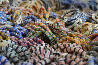 African jewerly made from colourful beads
