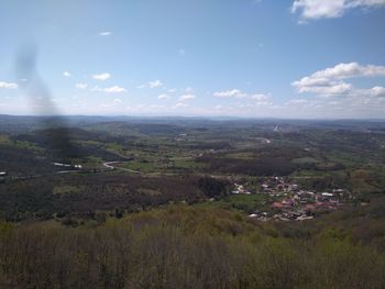 Scenic view of landscape against sky