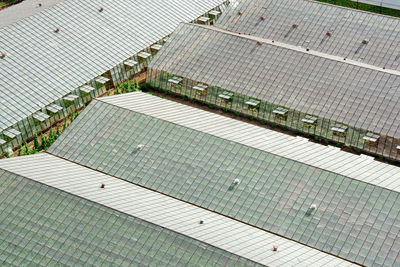 High angle view of swimming pool