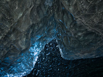 Full frame shot of rock in sea