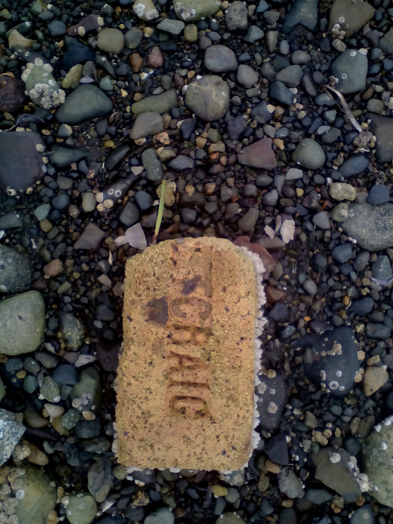 Broken gravestone