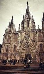 Low angle view of church