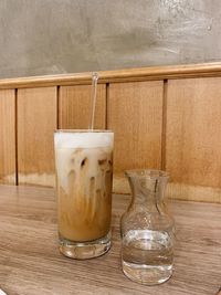 Close-up of coffee on table