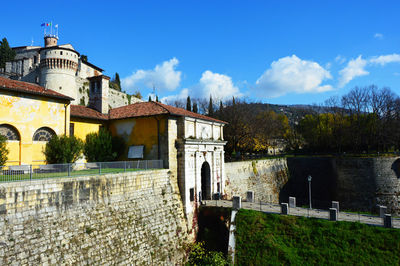 View of temple against sky