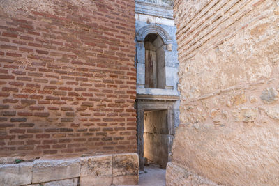 Entrance of old building