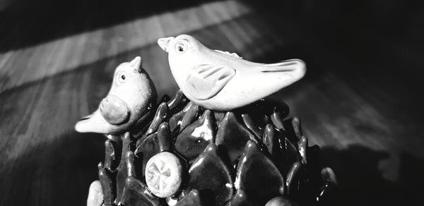 Close-up of a stuffed toy