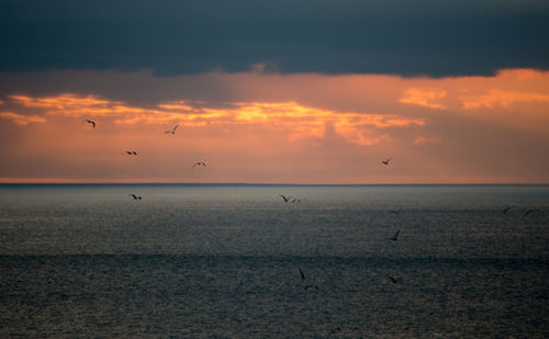 Sunset pointe du groin - bretagne