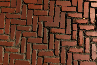 Full frame shot of brick wall