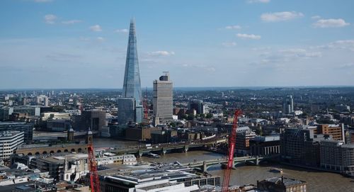 View of cityscape against sky