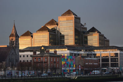 Low angle view of building against sky