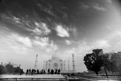 View of monument against cloudy sky