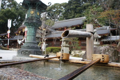 Fountain in park