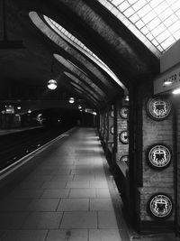 Interior of railroad station