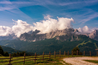 Scenic view of landscape against sky