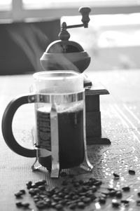 Close-up of drink on table