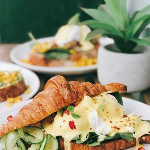 Close-up of food in plate